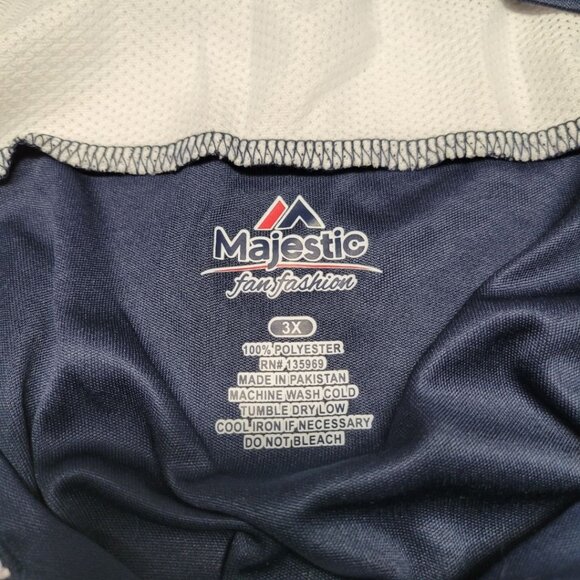 Majestic Detroit Tigers MLB Baseball Major League Tags Womens Plus 3X Lace Up - Picture 7 of 9